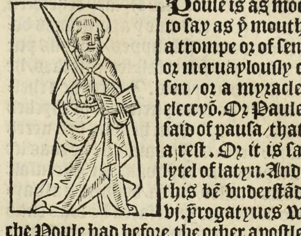 An illustration from The legende, named in Latyn Legenda aurea that is to say in Englysshe The golden legende, 1527, leaf 435