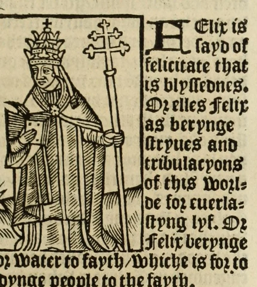 An illustration from The legende, named in Latyn Legenda aurea that is to say in Englysshe The golden legende, 1527, leaf 483