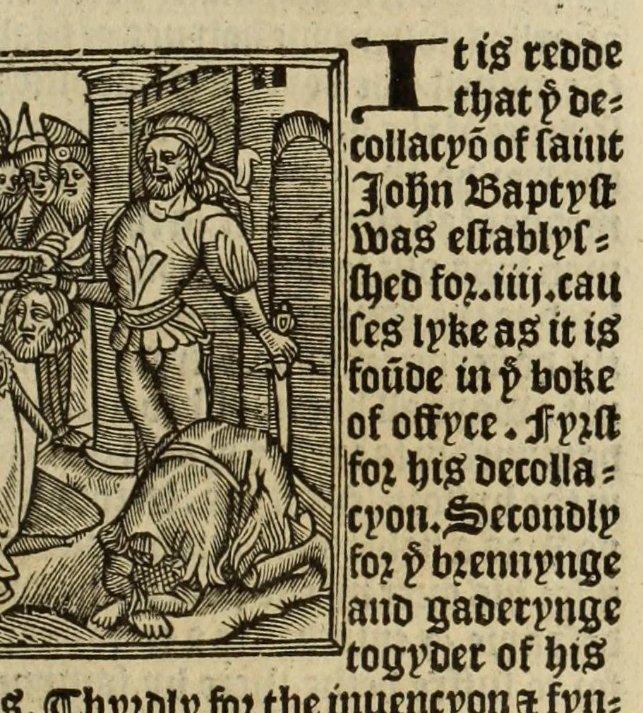 An illustration from The legende, named in Latyn Legenda aurea that is to say in Englysshe The golden legende, 1527, leaf 577
