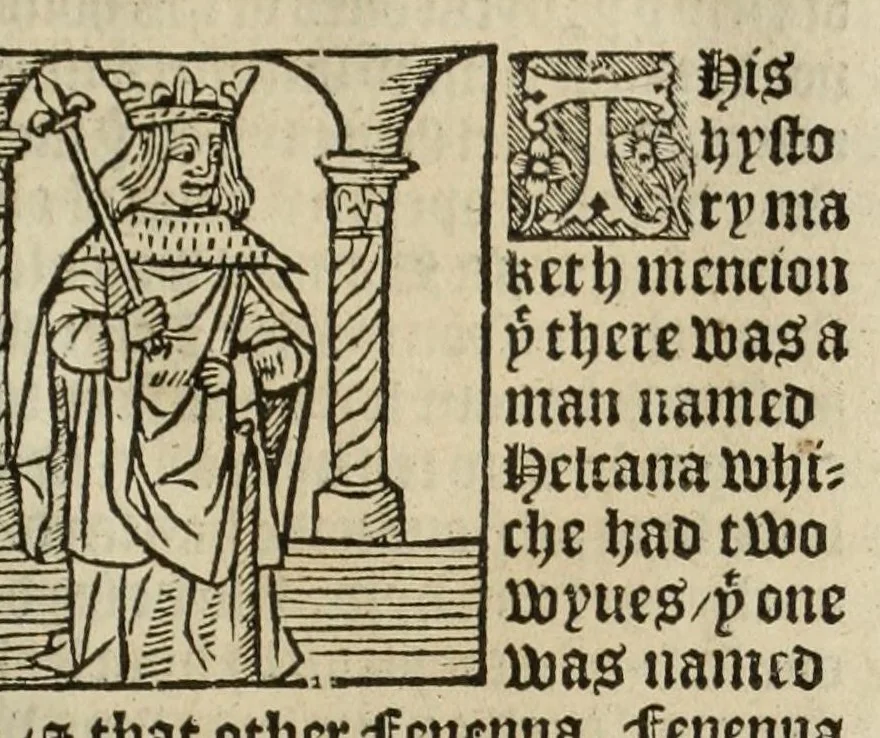 An illustration from The legende, named in Latyn Legenda aurea that is to say in Englysshe The golden legende, 1527, leaf 77