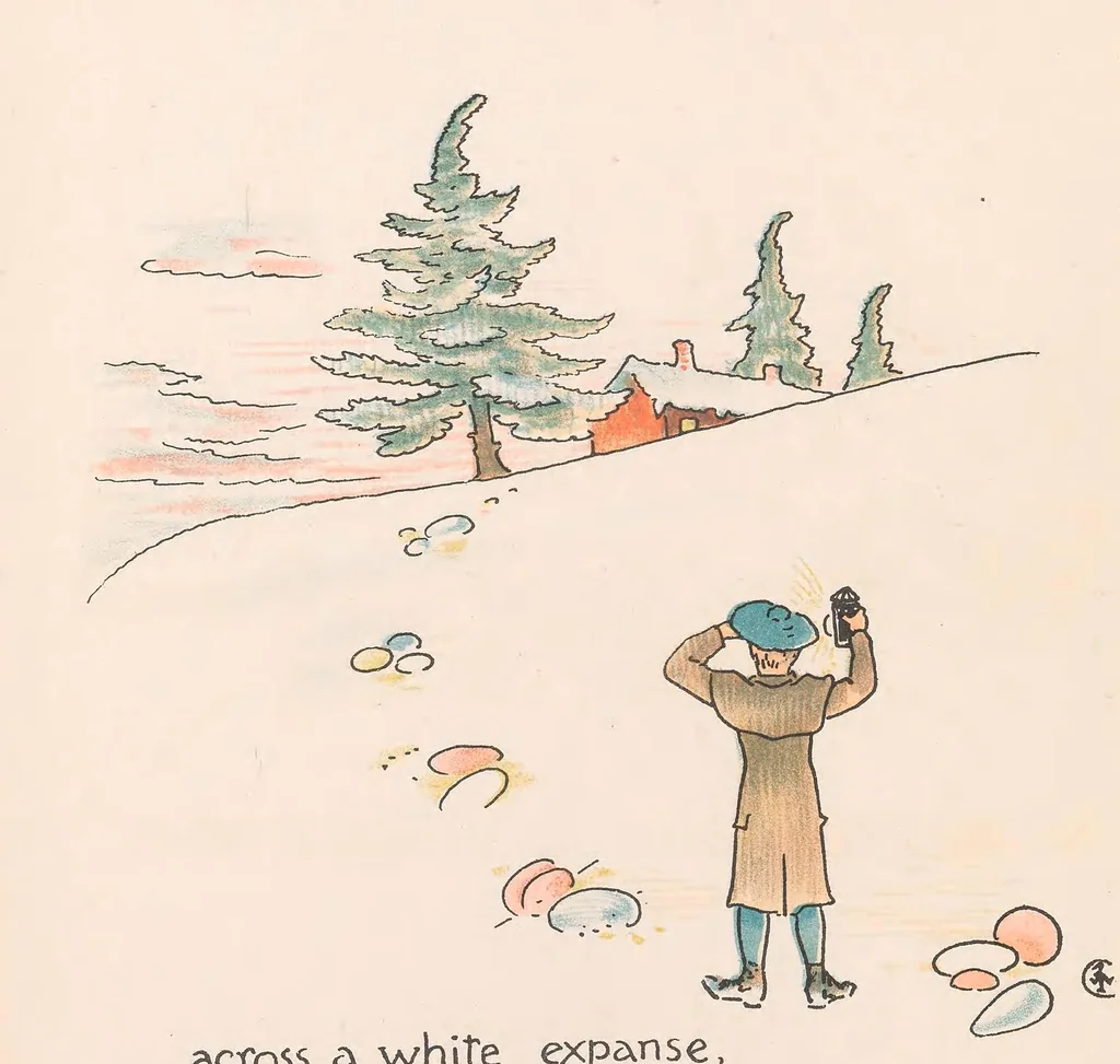 An illustration from Legends for Lionel : in pen and pencil, 1887, leaf 14