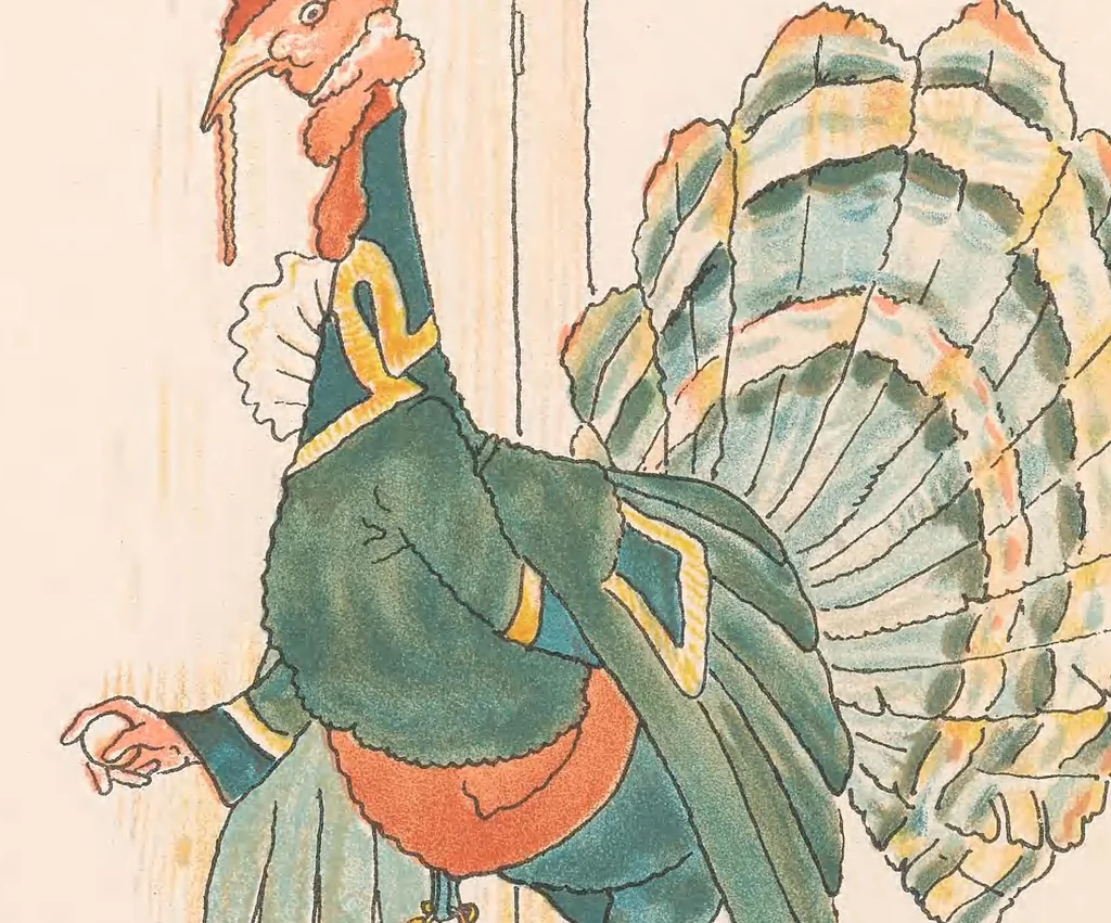 An illustration from Legends for Lionel : in pen and pencil, 1887, leaf 16