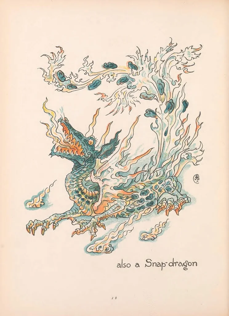 An illustration from Legends for Lionel : in pen and pencil, 1887, leaf 22