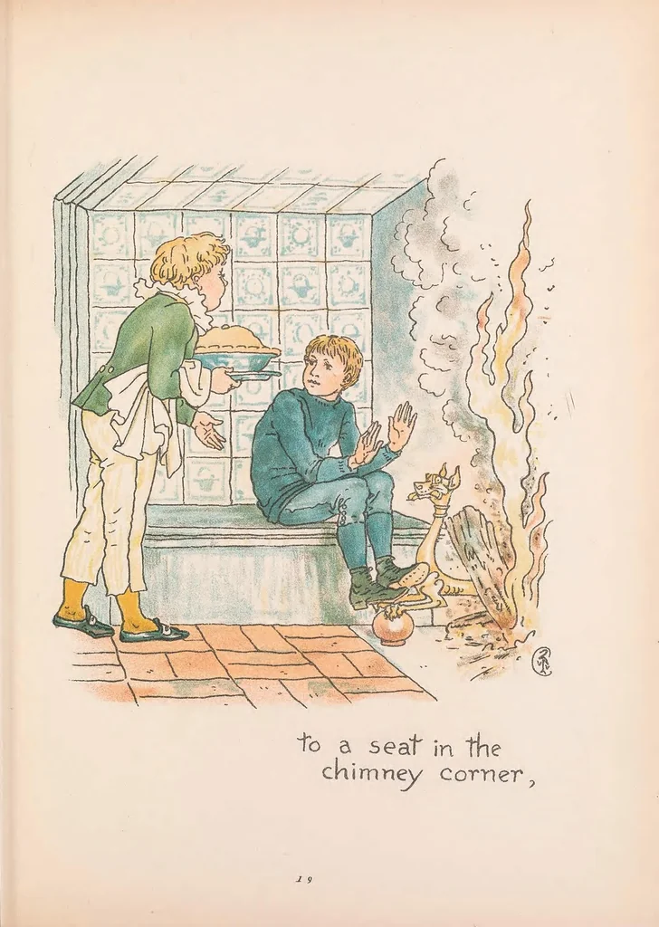 An illustration from Legends for Lionel : in pen and pencil, 1887, leaf 25
