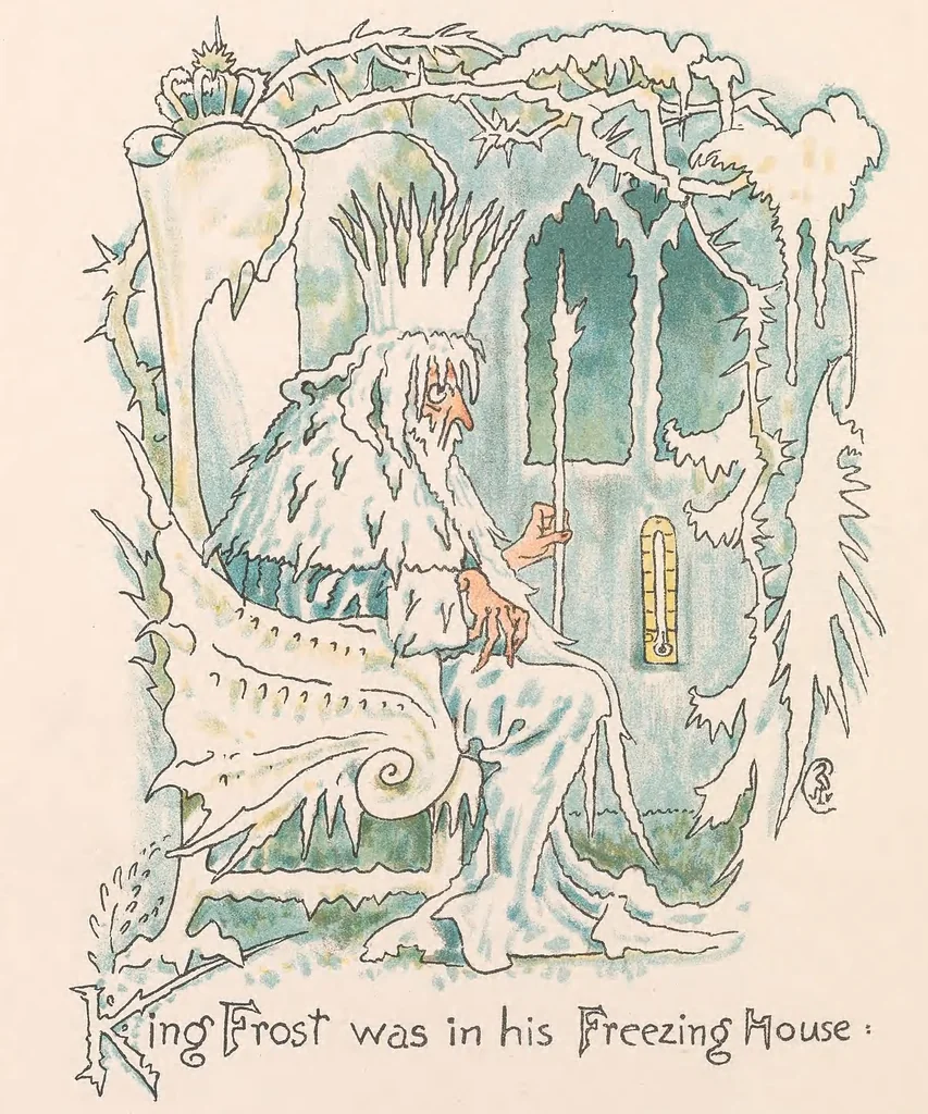 An illustration from Legends for Lionel : in pen and pencil, 1887, leaf 30