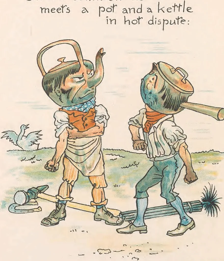 An illustration from Legends for Lionel : in pen and pencil, 1887, leaf 38