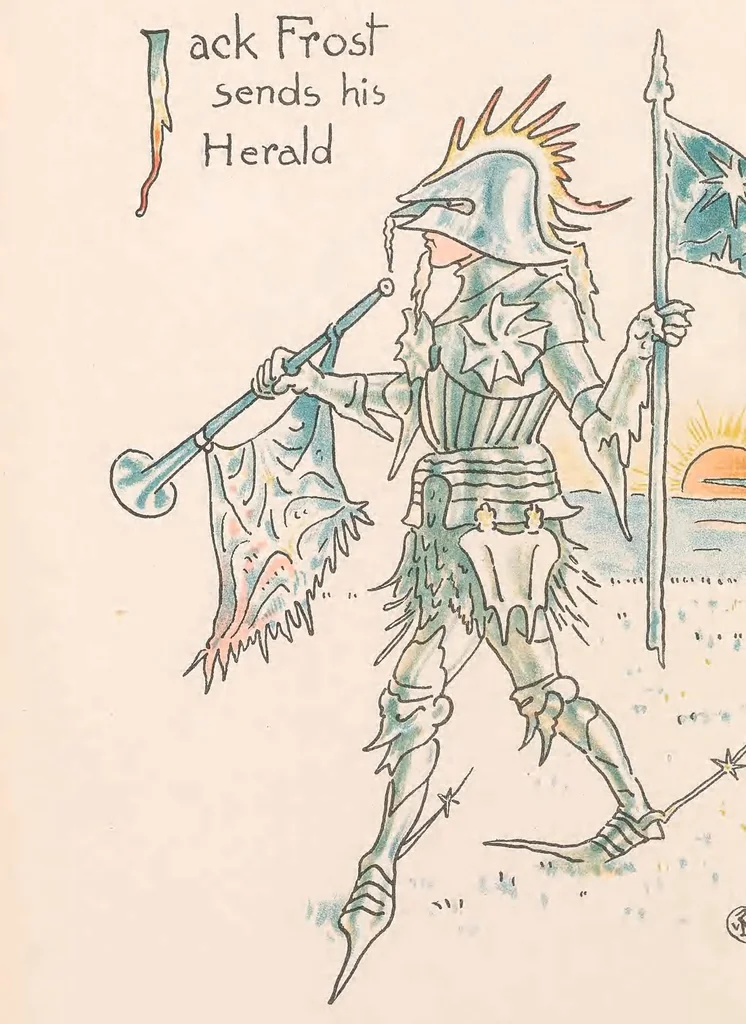 An illustration from Legends for Lionel : in pen and pencil, 1887, leaf 8