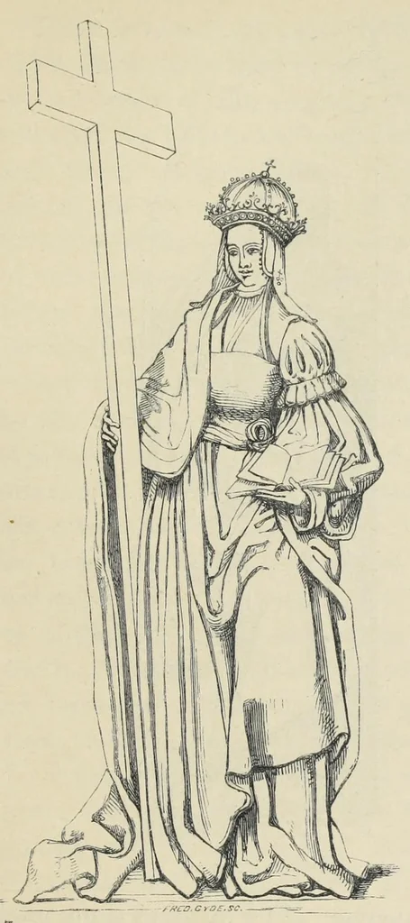 An illustration from Legends of the monastic orders as represented in the fine arts : forming the second series of Sacred and Legendary art, 1863, leaf 101