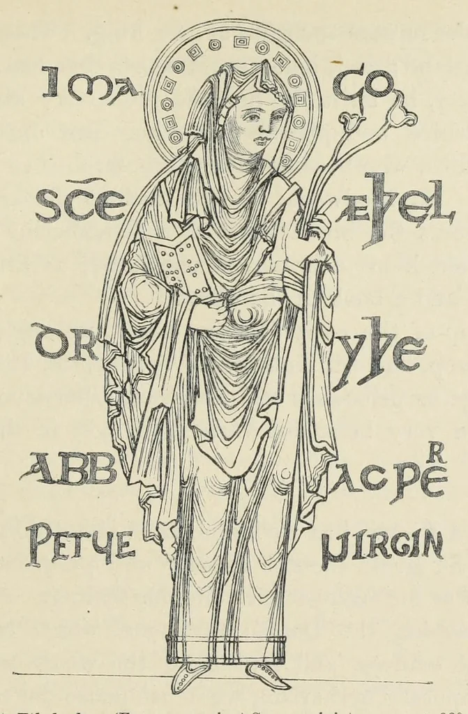 An illustration from Legends of the monastic orders as represented in the fine arts : forming the second series of Sacred and Legendary art, 1863, leaf 129