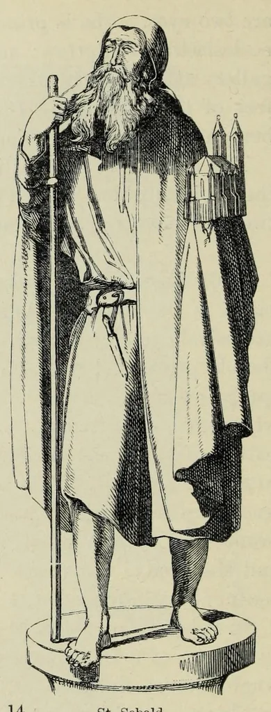 An illustration from Legends of the monastic orders as represented in the fine arts : forming the second series of Sacred and Legendary art, 1863, leaf 144