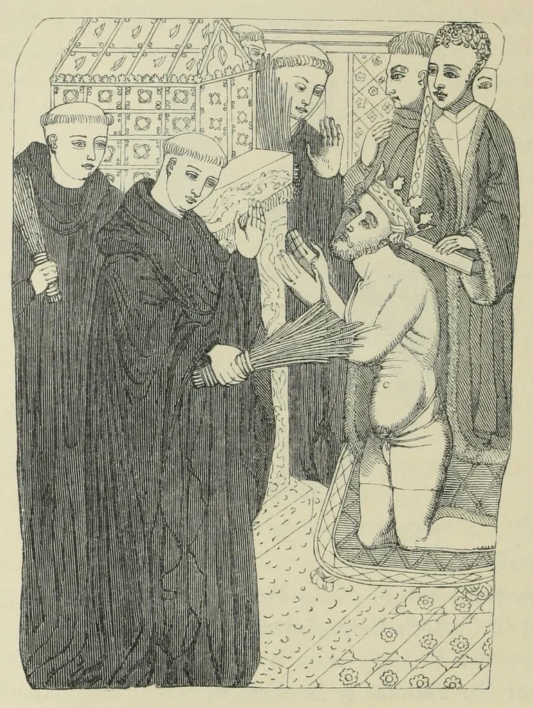 An illustration from Legends of the monastic orders as represented in the fine arts : forming the second series of Sacred and Legendary art, 1863, leaf 174