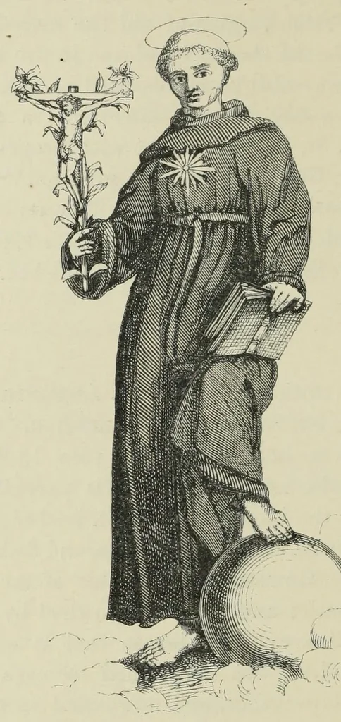 An illustration from Legends of the monastic orders as represented in the fine arts : forming the second series of Sacred and Legendary art, 1863, leaf 266