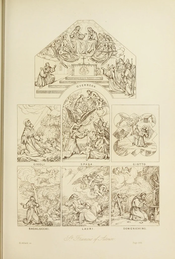An illustration from Legends of the monastic orders as represented in the fine arts : forming the second series of Sacred and Legendary art, 1863, leaf 323