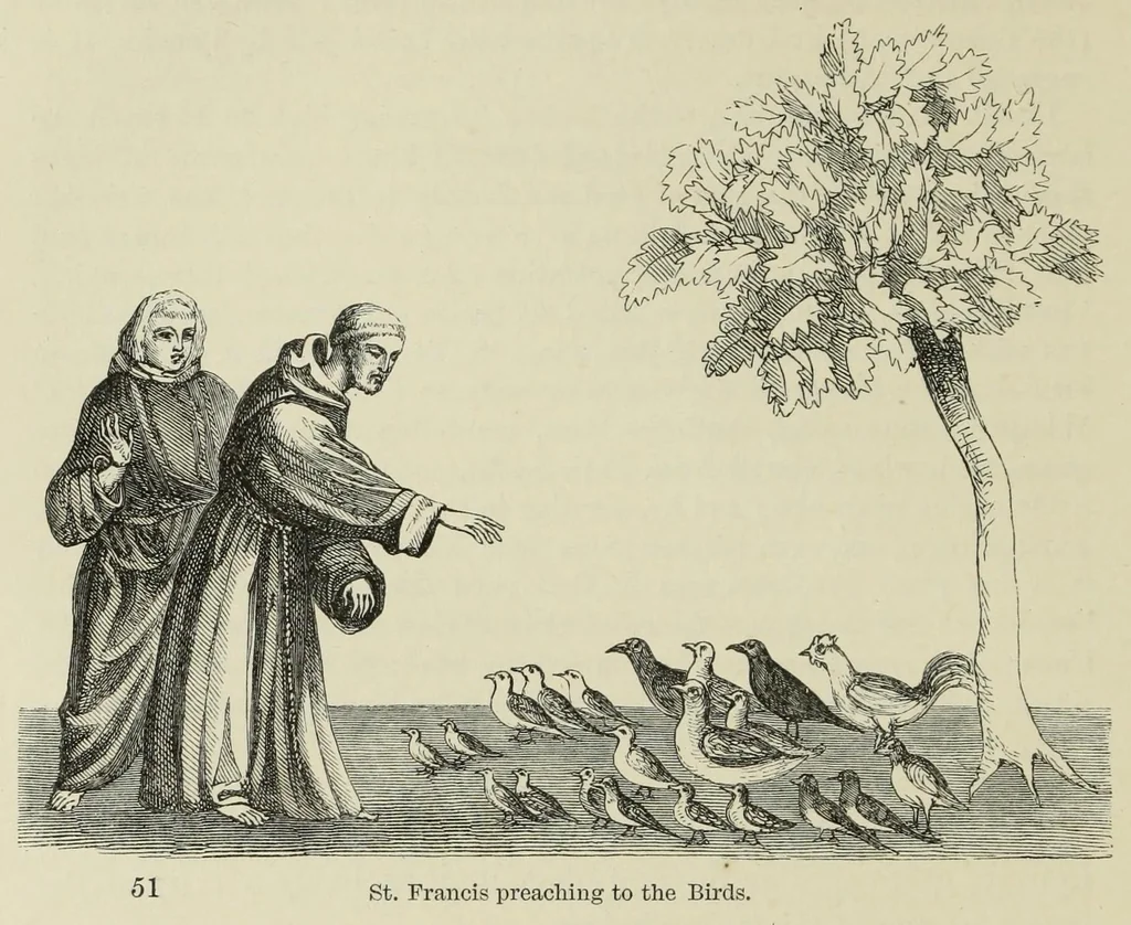 An illustration from Legends of the monastic orders as represented in the fine arts : forming the second series of Sacred and Legendary art, 1863, leaf 334