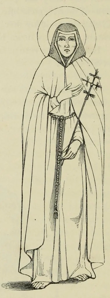 An illustration from Legends of the monastic orders as represented in the fine arts : forming the second series of Sacred and Legendary art, 1863, leaf 348