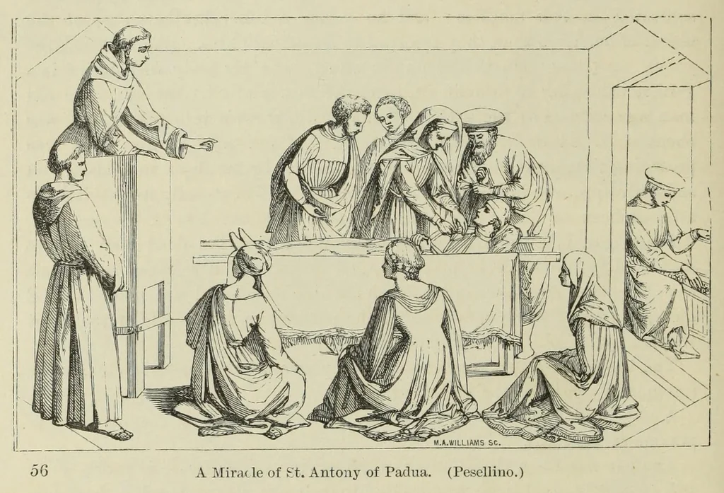 An illustration from Legends of the monastic orders as represented in the fine arts : forming the second series of Sacred and Legendary art, 1863, leaf 358