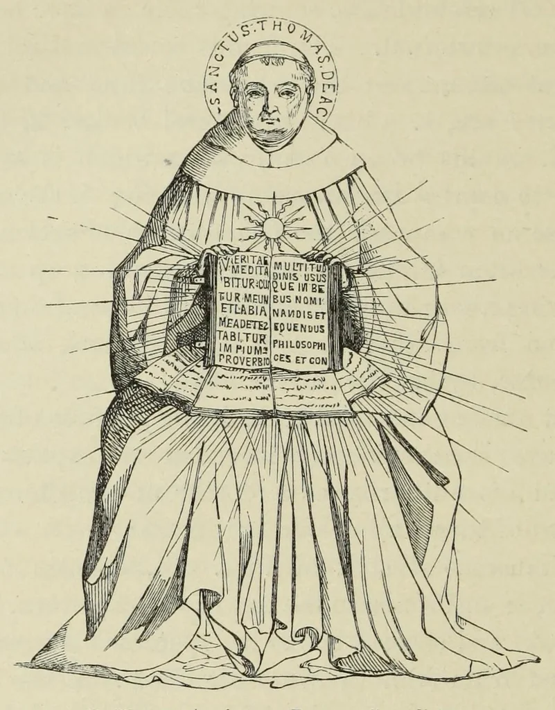 An illustration from Legends of the monastic orders as represented in the fine arts : forming the second series of Sacred and Legendary art, 1863, leaf 456