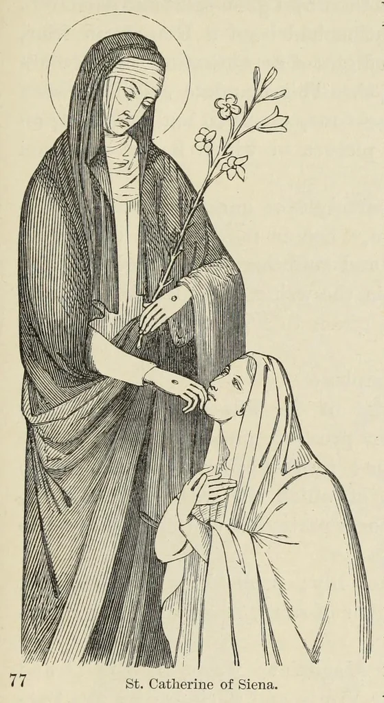 An illustration from Legends of the monastic orders as represented in the fine arts : forming the second series of Sacred and Legendary art, 1863, leaf 469