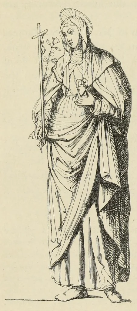 An illustration from Legends of the monastic orders as represented in the fine arts : forming the second series of Sacred and Legendary art, 1863, leaf 501