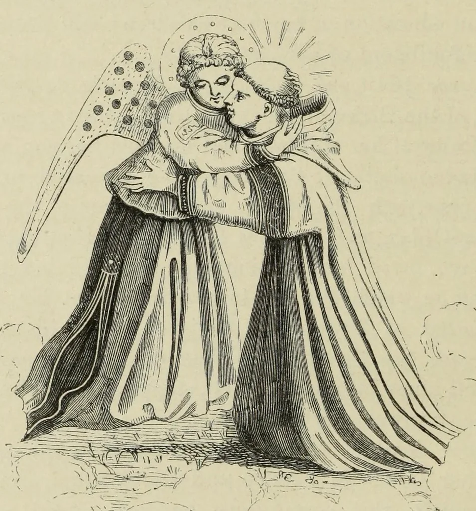 An illustration from Legends of the monastic orders as represented in the fine arts : forming the second series of Sacred and Legendary art, 1863, leaf 528