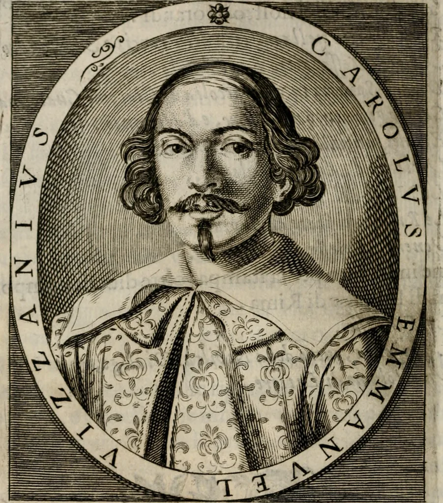 An illustration from Le glorie de gli incogniti : O vero gli hvomini illvstri della̓ccademia de ̓signori incogniti di venetia, 1647, leaf 107