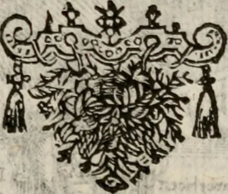 An illustration from Le glorie de gli incogniti : O vero gli hvomini illvstri della̓ccademia de ̓signori incogniti di venetia, 1647, leaf 202