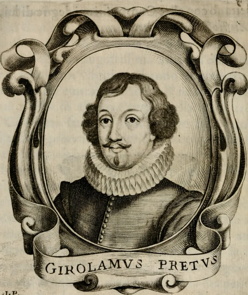 An illustration from Le glorie de gli incogniti : O vero gli hvomini illvstri della̓ccademia de ̓signori incogniti di venetia, 1647, leaf 295