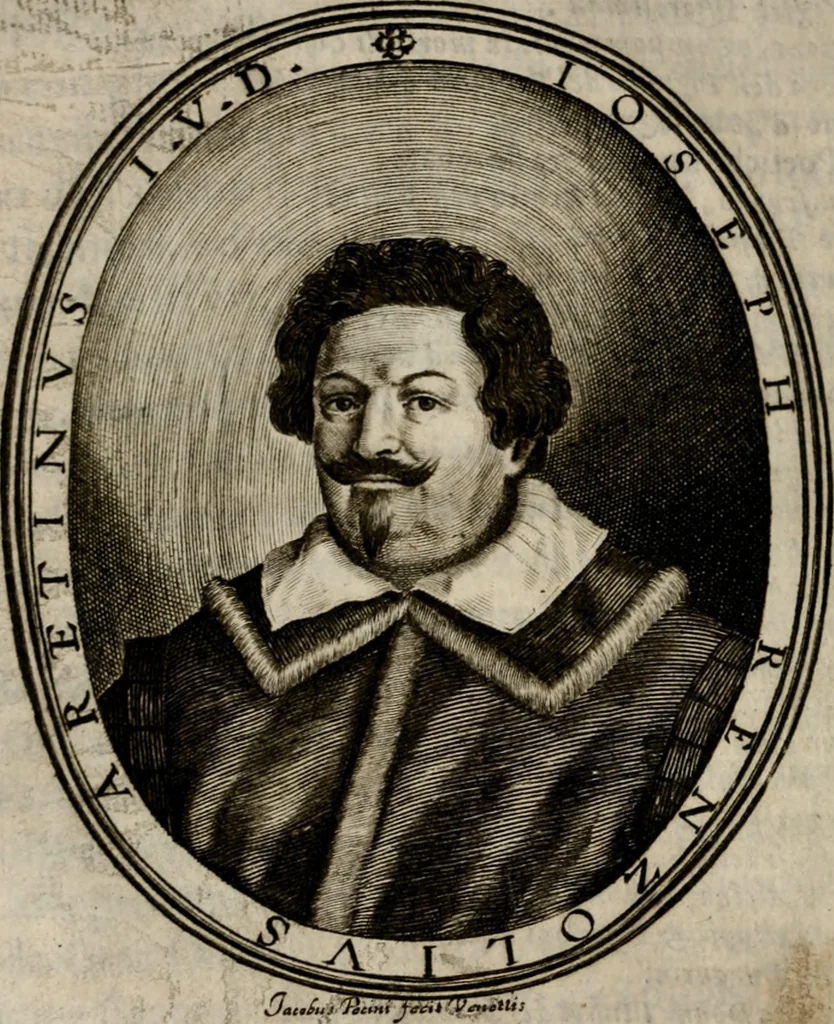 An illustration from Le glorie de gli incogniti : O vero gli hvomini illvstri della̓ccademia de ̓signori incogniti di venetia, 1647, leaf 303