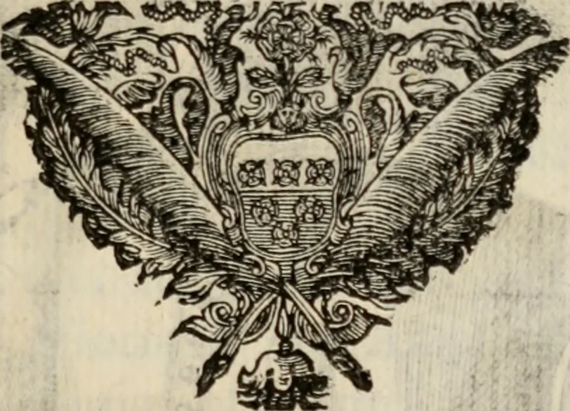 An illustration from Le glorie de gli incogniti : O vero gli hvomini illvstri della̓ccademia de ̓signori incogniti di venetia, 1647, leaf 32