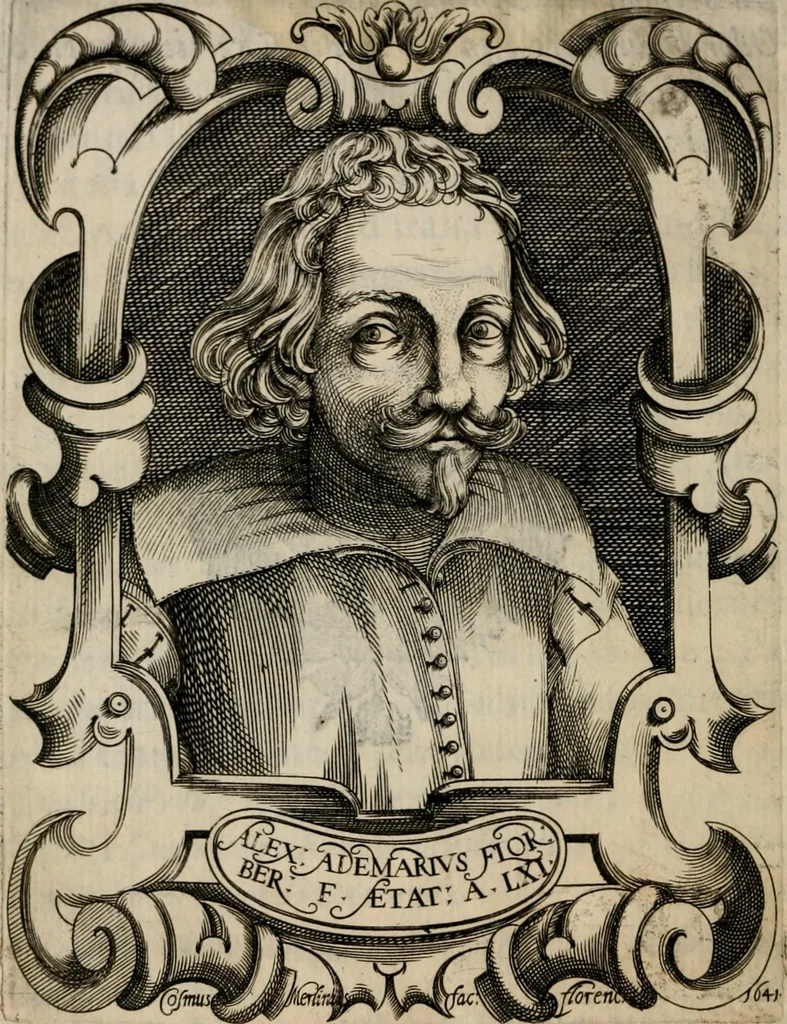 An illustration from Le glorie de gli incogniti : O vero gli hvomini illvstri della̓ccademia de ̓signori incogniti di venetia, 1647, leaf 33