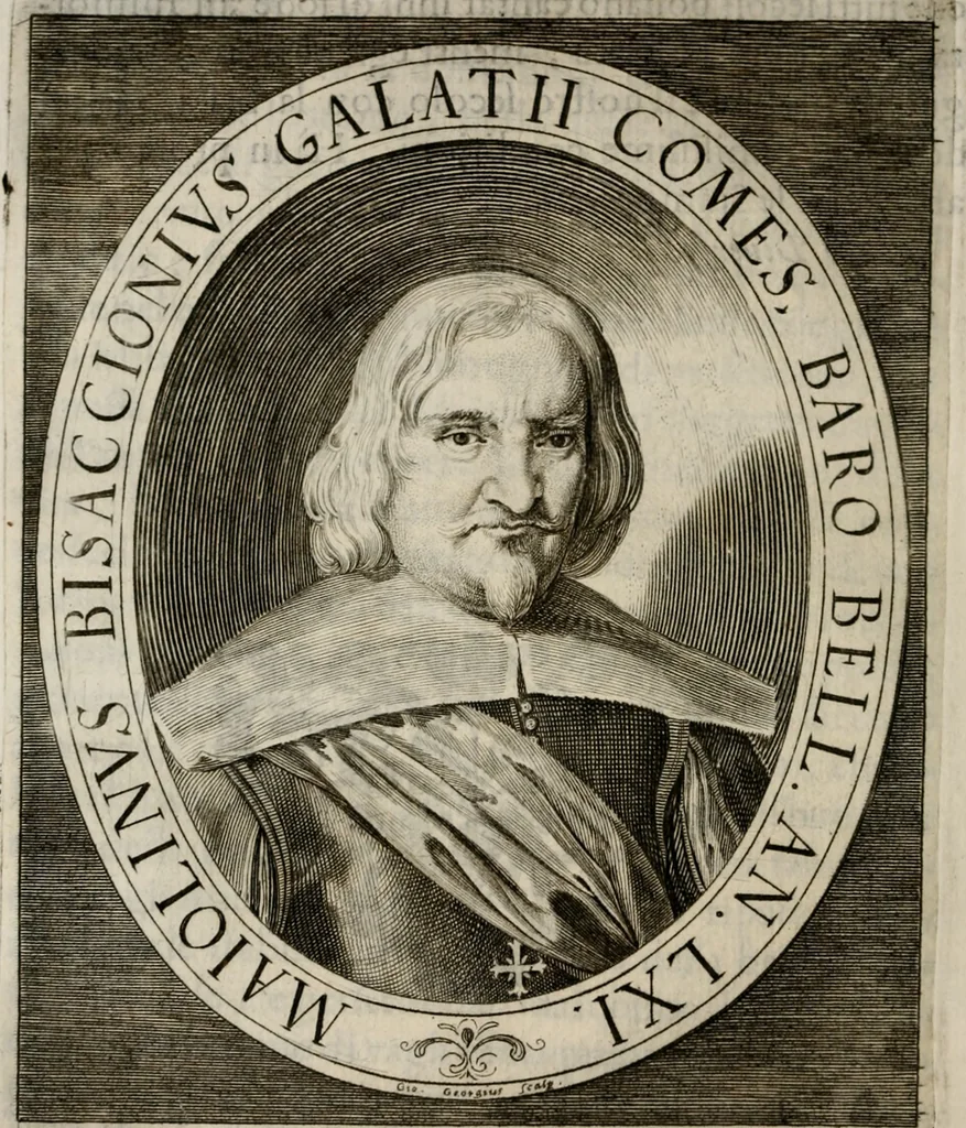 An illustration from Le glorie de gli incogniti : O vero gli hvomini illvstri della̓ccademia de ̓signori incogniti di venetia, 1647, leaf 339