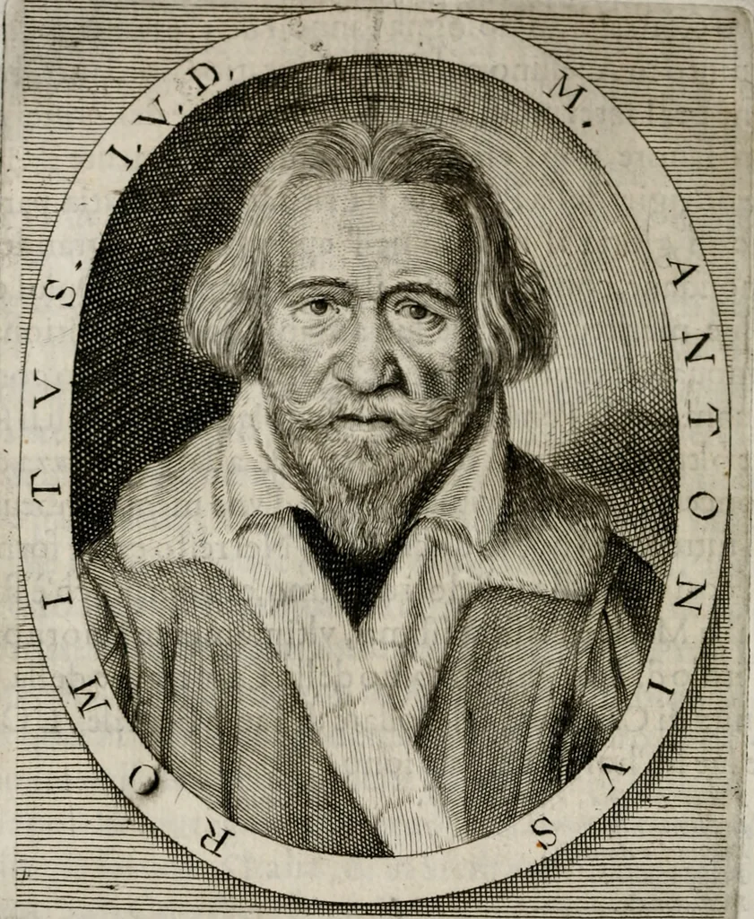An illustration from Le glorie de gli incogniti : O vero gli hvomini illvstri della̓ccademia de ̓signori incogniti di venetia, 1647, leaf 343