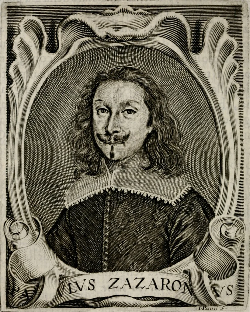 An illustration from Le glorie de gli incogniti : O vero gli hvomini illvstri della̓ccademia de ̓signori incogniti di venetia, 1647, leaf 383