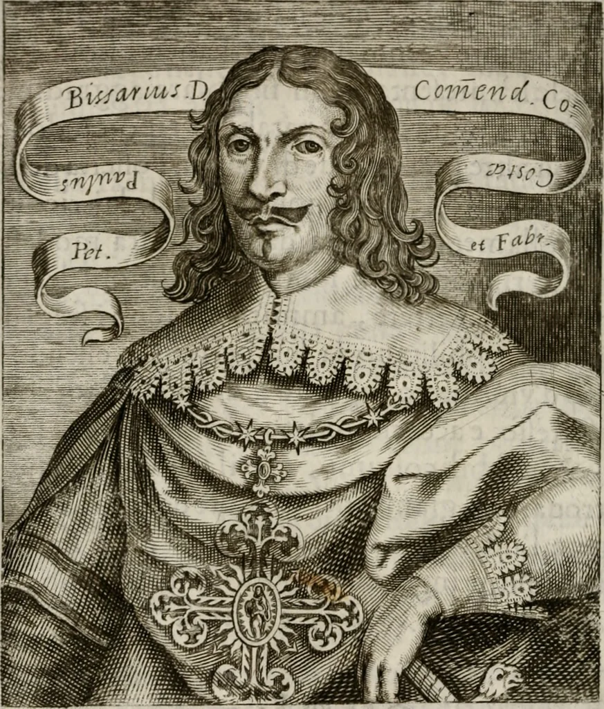 An illustration from Le glorie de gli incogniti : O vero gli hvomini illvstri della̓ccademia de ̓signori incogniti di venetia, 1647, leaf 399