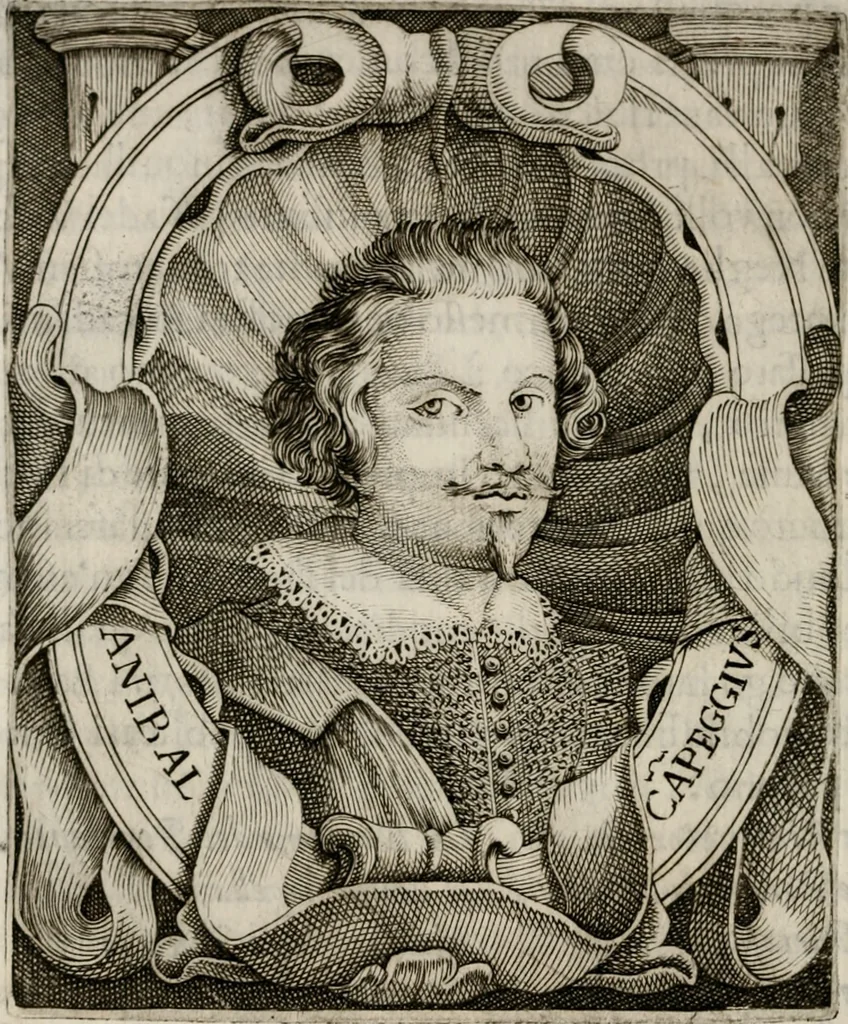 An illustration from Le glorie de gli incogniti : O vero gli hvomini illvstri della̓ccademia de ̓signori incogniti di venetia, 1647, leaf 65