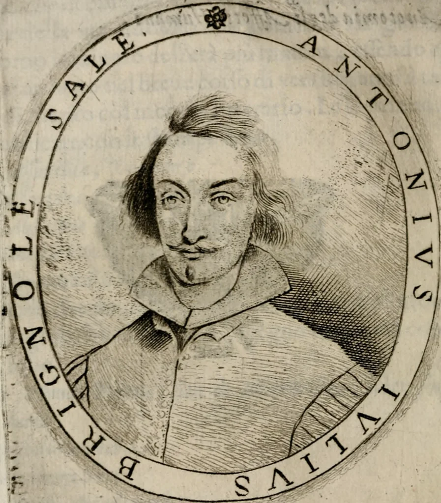 An illustration from Le glorie de gli incogniti : O vero gli hvomini illvstri della̓ccademia de ̓signori incogniti di venetia, 1647, leaf 85