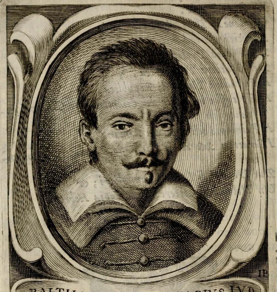 An illustration from Le glorie de gli incogniti : O vero gli hvomini illvstri della̓ccademia de ̓signori incogniti di venetia, 1647, leaf 93