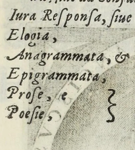 An illustration from Le glorie de gli Incogniti : o vero gli huomini illustri dell'Accademia de' signori incogniti de Venetia, 1647, leaf 163
