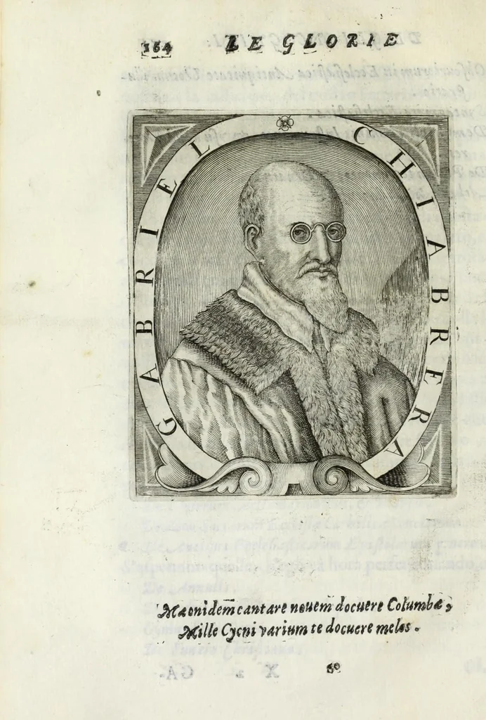 An illustration from Le glorie de gli Incogniti : o vero gli huomini illustri dell'Accademia de' signori incogniti de Venetia, 1647, leaf 184