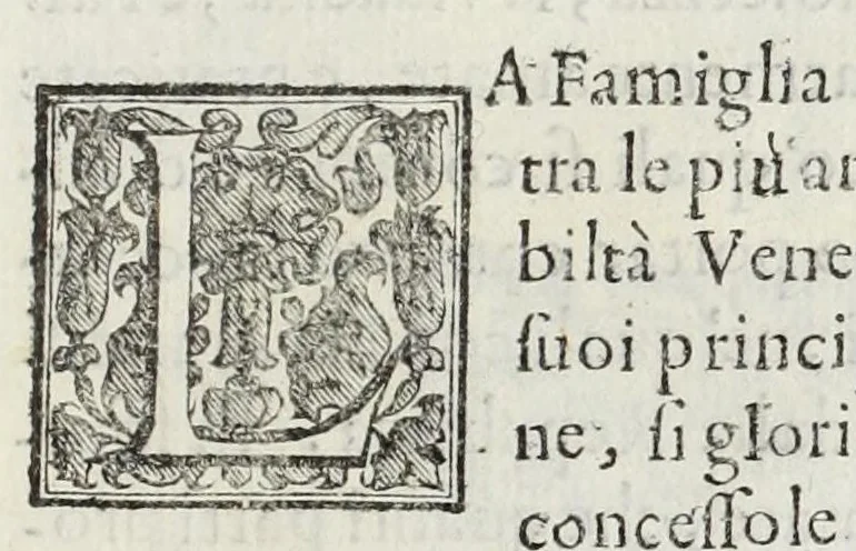 An illustration from Le glorie de gli Incogniti : o vero gli huomini illustri dell'Accademia de' signori incogniti de Venetia, 1647, leaf 329