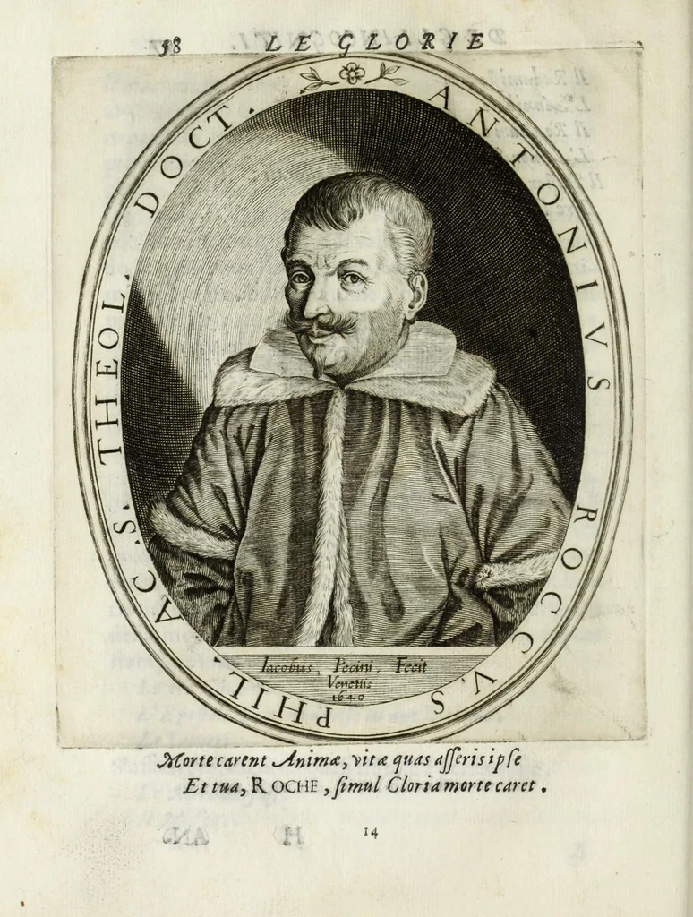 An illustration from Le glorie de gli Incogniti : o vero gli huomini illustri dell'Accademia de' signori incogniti de Venetia, 1647, leaf 78