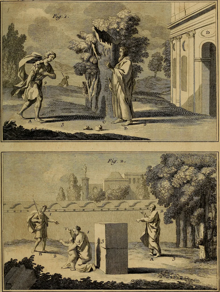 An illustration from Le grand livre des peintres : ou, L'art de la peinture considéré dans toutes ses parties, & démontré par principes; avec des réflexions sur les ouvrages de quelques bons maîtres, & sur les défauts qui s'y trouvent., 1787, leaf 446