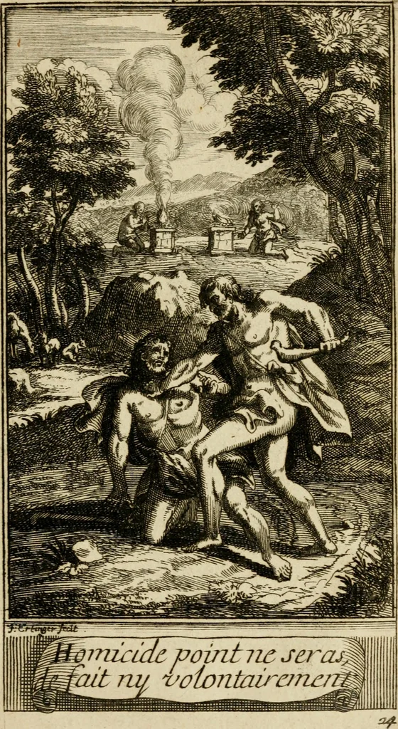 An illustration from Le guide fidele de la vraie gloire : presenté à monseigneur le duc de Bourgogne, instruisant ce jeune prince des choses qu'il doit croire, demander, pratiquer, frequenter, et eviter pour être roy pendant tous les siecles ..., 1688, leaf 106