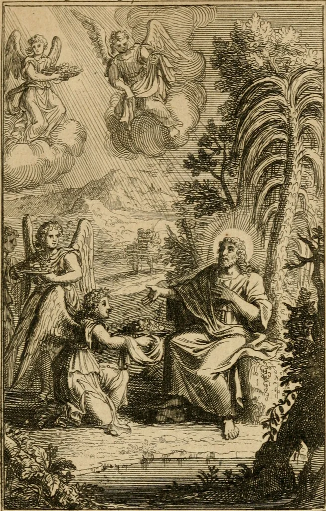 An illustration from Le guide fidele de la vraie gloire : presenté à monseigneur le duc de Bourgogne, instruisant ce jeune prince des choses qu'il doit croire, demander, pratiquer, frequenter, et eviter pour être roy pendant tous les siecles ..., 1688, leaf 146