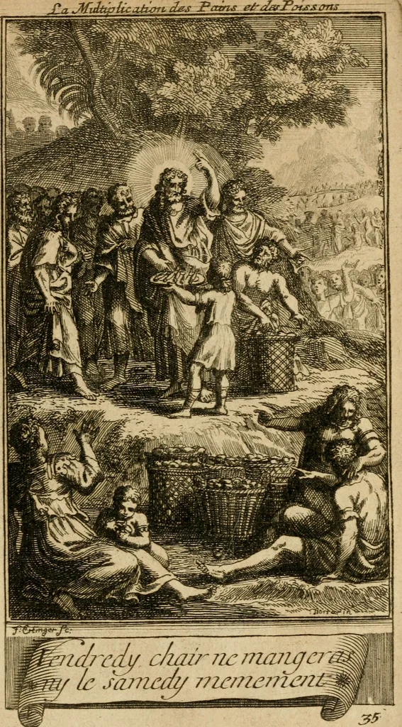 An illustration from Le guide fidele de la vraie gloire : presenté à monseigneur le duc de Bourgogne, instruisant ce jeune prince des choses qu'il doit croire, demander, pratiquer, frequenter, et eviter pour être roy pendant tous les siecles ..., 1688, leaf 150