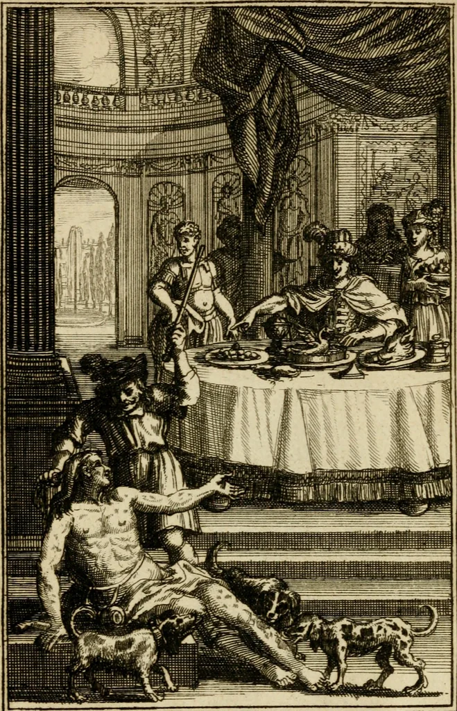 An illustration from Le guide fidele de la vraie gloire : presenté à monseigneur le duc de Bourgogne, instruisant ce jeune prince des choses qu'il doit croire, demander, pratiquer, frequenter, et eviter pour être roy pendant tous les siecles ..., 1688, leaf 198