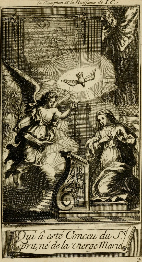 An illustration from Le guide fidele de la vraie gloire : presenté à monseigneur le duc de Bourgogne, instruisant ce jeune prince des choses qu'il doit croire, demander, pratiquer, frequenter, et eviter pour être roy pendant tous les siecles ..., 1688, leaf 22