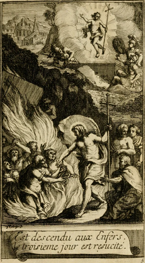 An illustration from Le guide fidele de la vraie gloire : presenté à monseigneur le duc de Bourgogne, instruisant ce jeune prince des choses qu'il doit croire, demander, pratiquer, frequenter, et eviter pour être roy pendant tous les siecles ..., 1688, leaf 30