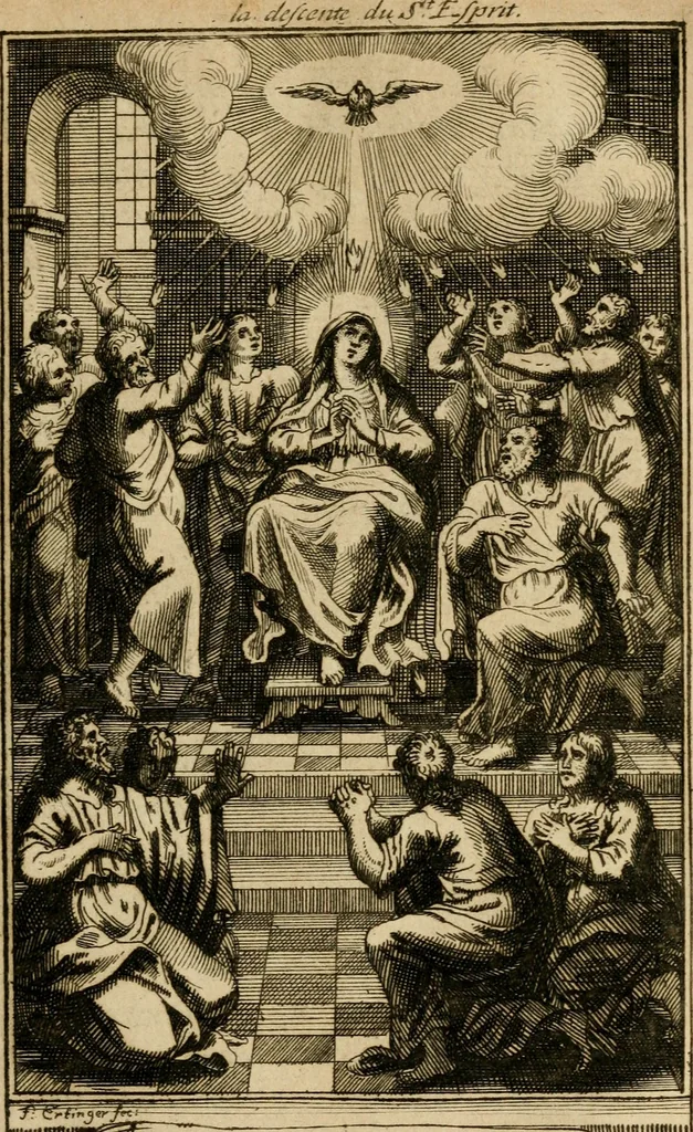 An illustration from Le guide fidele de la vraie gloire : presenté à monseigneur le duc de Bourgogne, instruisant ce jeune prince des choses qu'il doit croire, demander, pratiquer, frequenter, et eviter pour être roy pendant tous les siecles ..., 1688, leaf 42