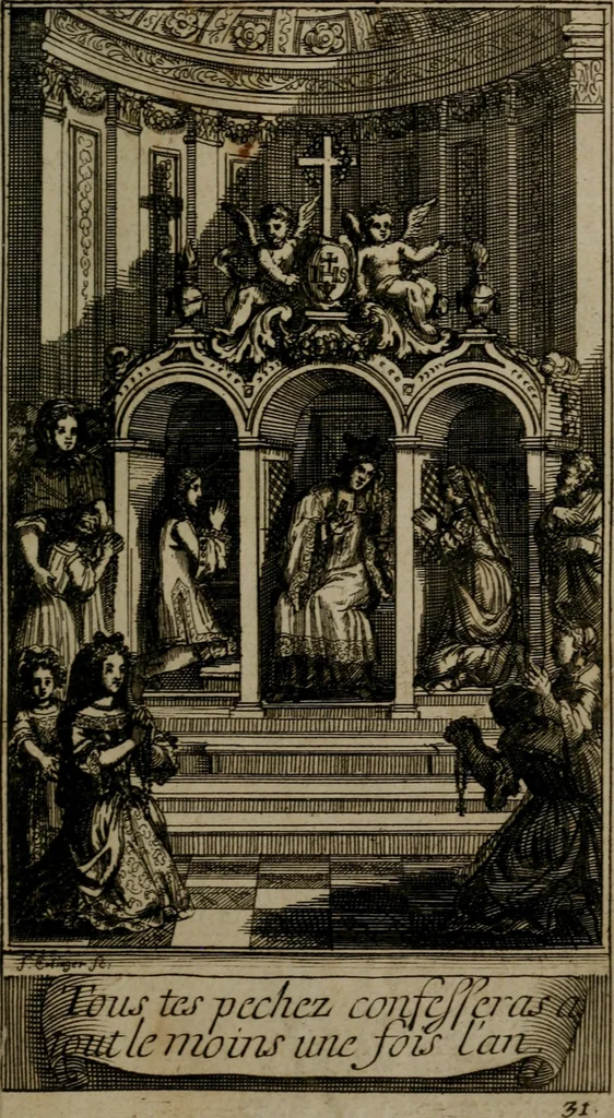 An illustration from Le guide fidele de la vraie gloire : presenté à monseigneur le duc de Bourgogne, instruisant ce jeune prince des choses qu'il doit croire, demander, pratiquer, frequenter, et eviter pour être roy pendant tous les siecles ..., 1688, leaf 116